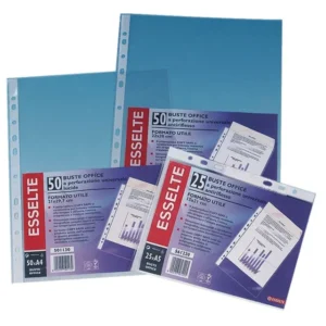 Plastlomme ESSELTE A4 topp 38my (100)