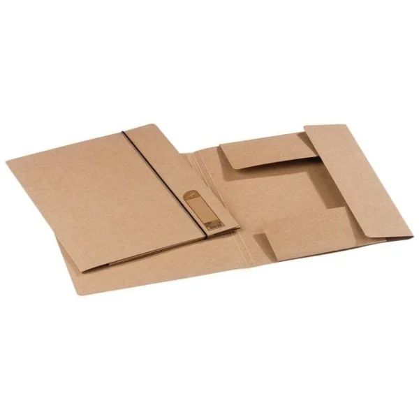 Strikkmappe ELBA Touareg A4 3 kl manilla