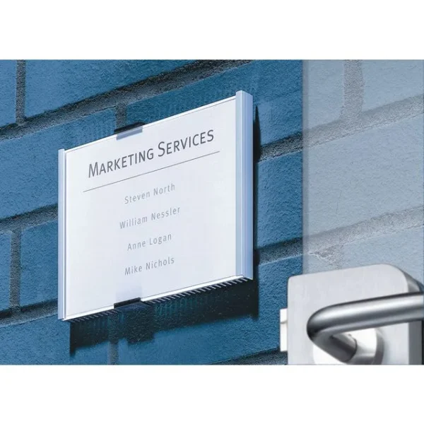 Dørskilt DURABLE Infosign 105,5x149mm