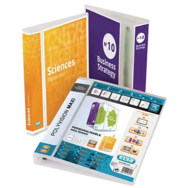 Innstikkperm ELBA mykpl A3H 30/45mm klar