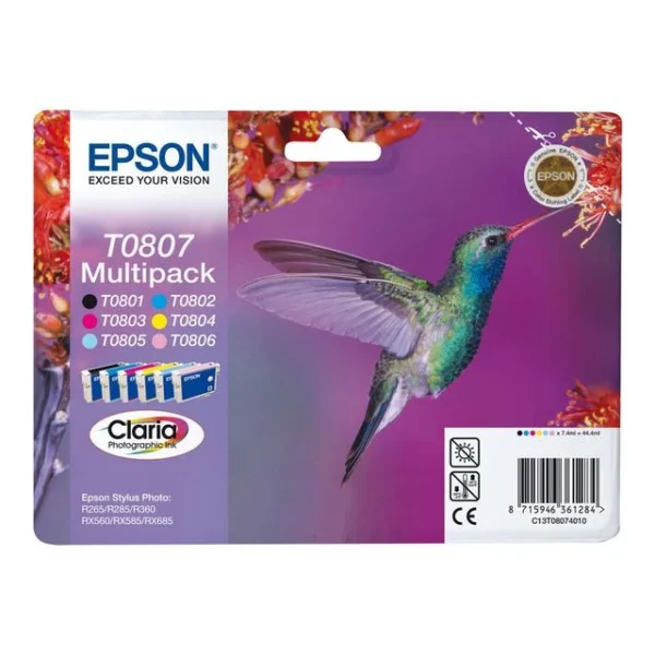Blekk EPSON T0807 C13T08074011 Multi (6)