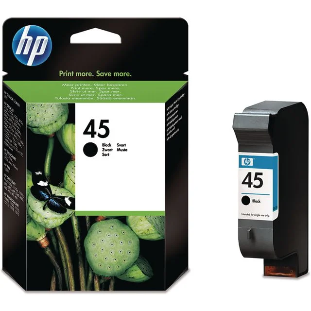 Blekk HP 45 51645AE sort