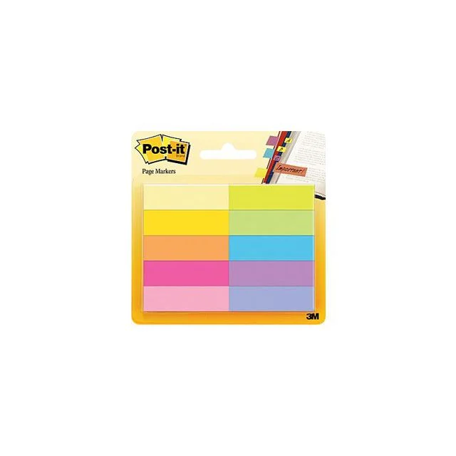Bokmerke POST-IT 15x50 ass. farger (10) - Bilde 2