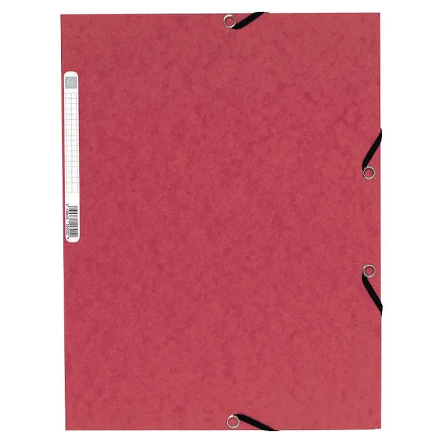 Strikkmappe EXACOMPTA A4 3 kl 355g rød - Bilde 2