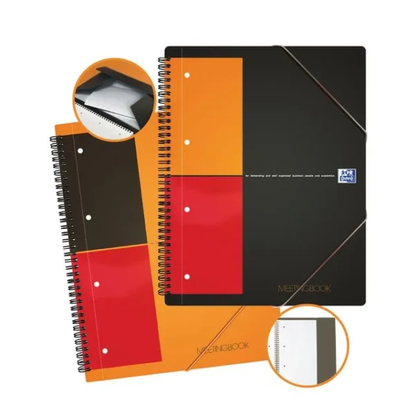 Notatbok OXFORD Int. Meetingbook A4 lin