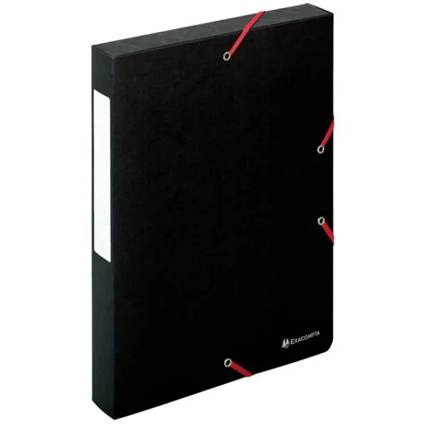 Strikkboks EXACOMPTA 40mm 600g sort