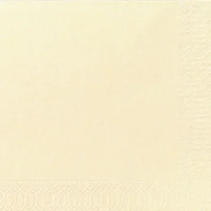 Serviett DUNI 3L 40cm vanilje (125)