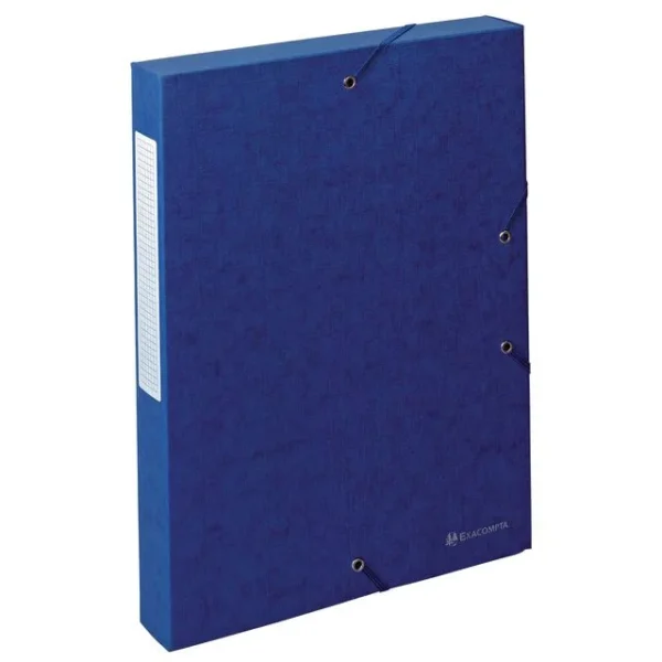 Strikkboks EXACOMPTA 40mm 600g blå