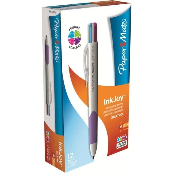 Kulepenn PAPERMATE Inkjoy 4 farger fun