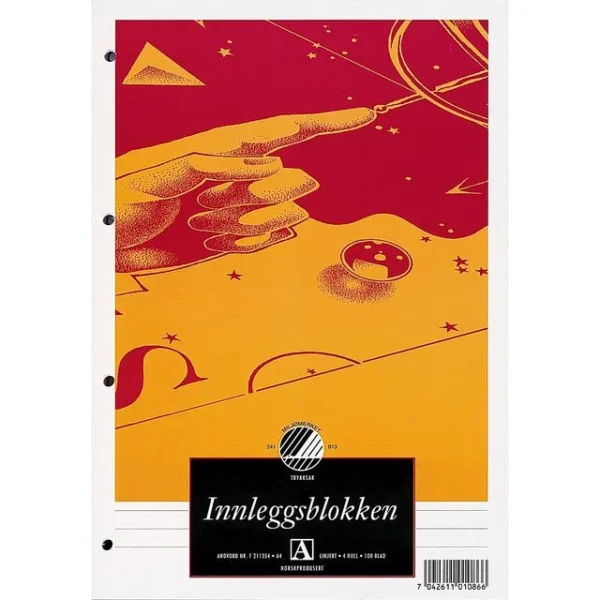 Konferanseblokk EMO A4 70g 100bl linjer