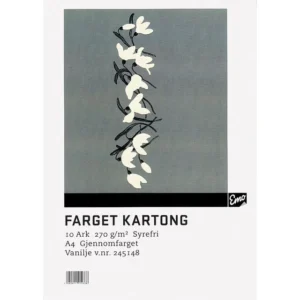 Kartong EMO A4 270g 52 vanilje (10)