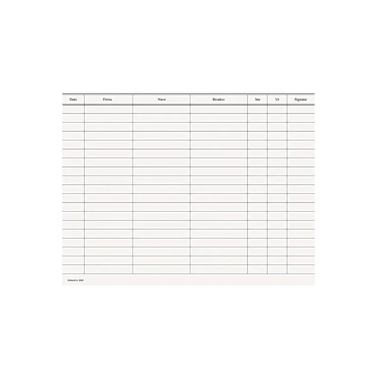 Besøksprotokoll EMO 26x21cm 96 blad - Bilde 2