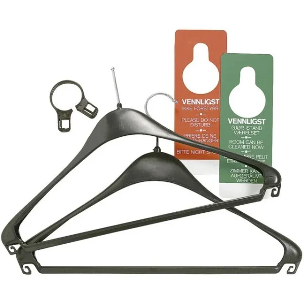 Dørskilt for hotellrom plast rød/grøn