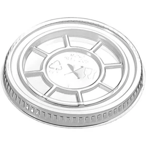 Lokk flatt PET 95mm m/hull (50)