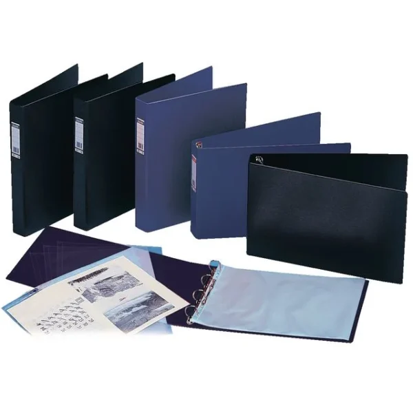 Ringperm ELBA A3 4R 40mm tverr sort