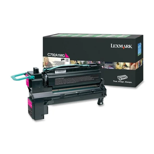 Toner LEXMARK C792A1MG 6K rød - Bilde 2