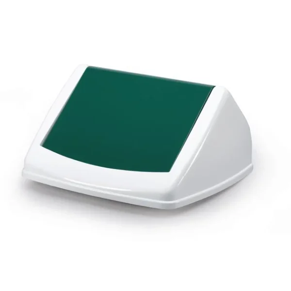 Vippelokk DURABIN 40L rektangulær grønn