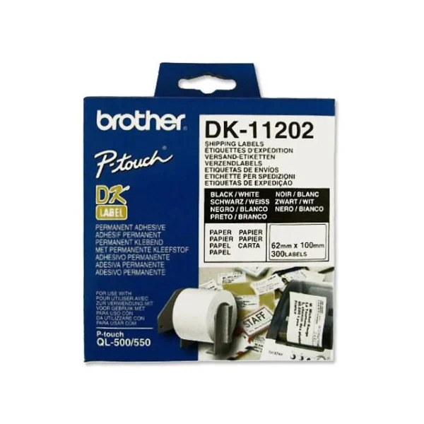 Etikett BROTHER DK-11202 go 62x100 (300)