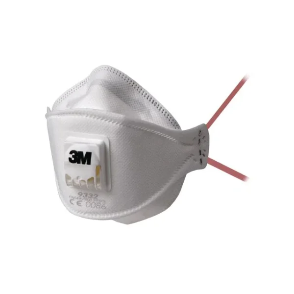 Støvmaske 3M 9332+ FFP3 m/ventil (10)