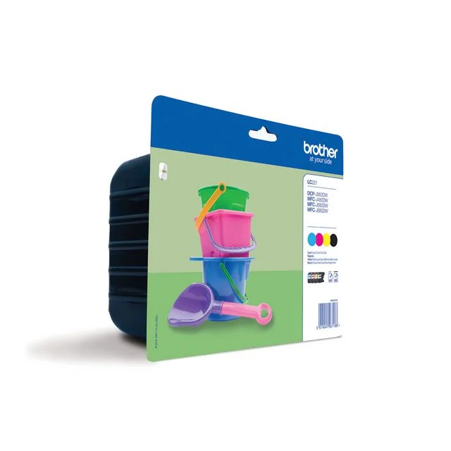 Blekk BROTHER LC221 Value sort+CMY (4)