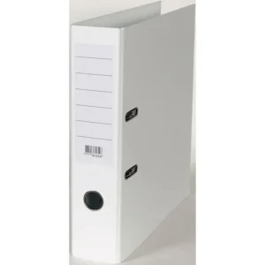 Brevordner 80mm skinne A4 hvit