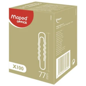 Binders MAPED 77mm sølv (100)