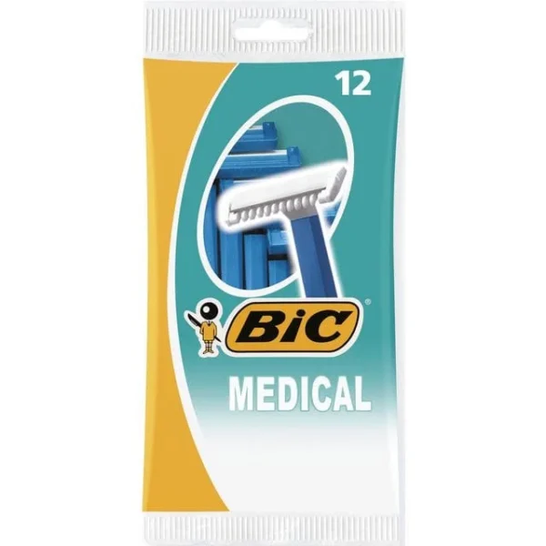 Barberhøvel BIC Medical 1-blad (12)