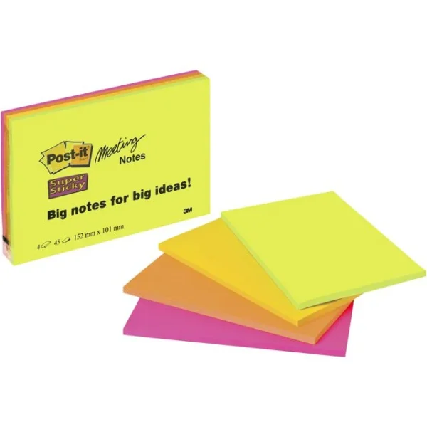 Notatblokk POST-IT SSN 101x152 ass (4)