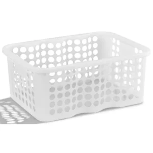 Oppbevaringskurv NORDISKA P stor hvit