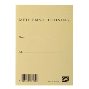 Loddbok EMO medlemsutlodning 1-50
