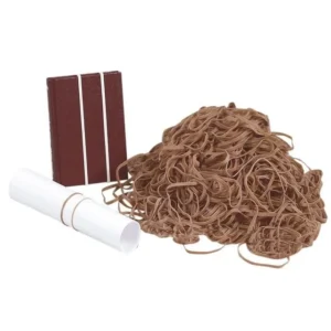 Gummistrikk GUMA nr 16 50g brun (220)