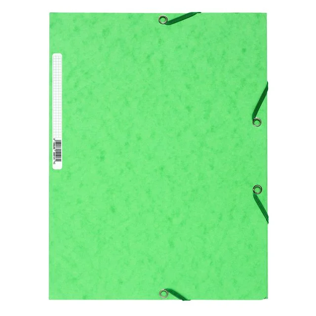 Strikkmappe EXACOMPTA A4 3 kl 400g lime