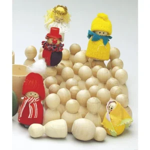 Trefigurer små 2 størrelser (50)