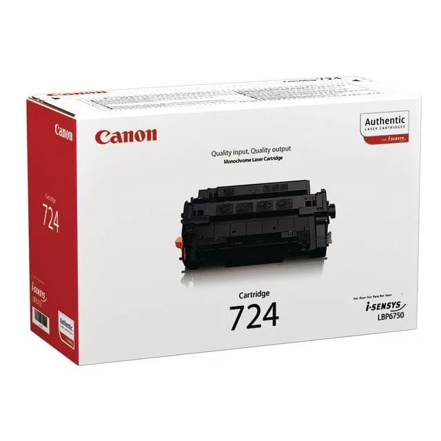 Toner CANON 724 6K sort - Bilde 3