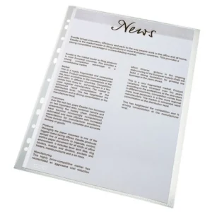 Plastlomme ESSELTE A4 pr topp 105my(100)