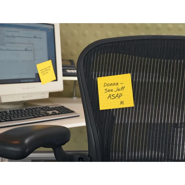 Notatblokk POST-IT SSN 101x101lj Carn(6) - Bilde 2