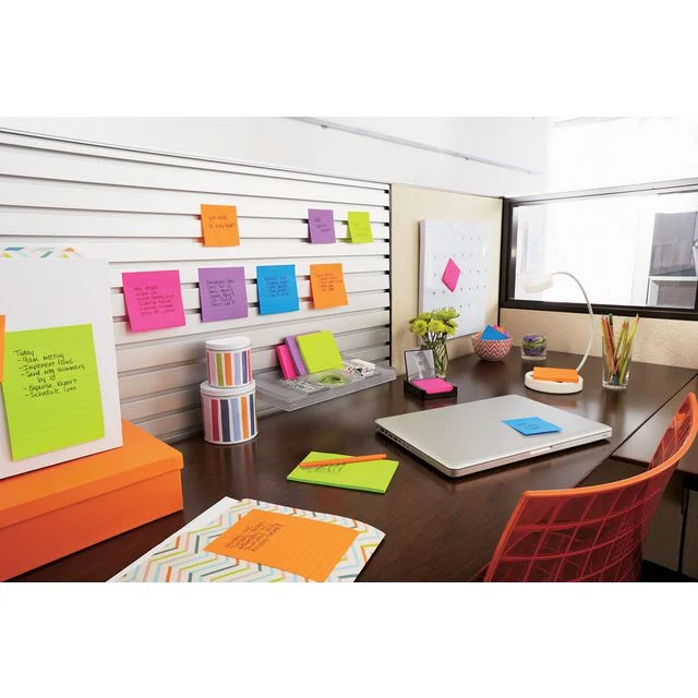 Notatblokk POST-IT SSN 101x101lj Carn(6) - Bilde 5