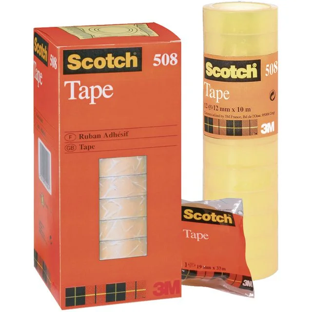 Tape SCOTCH 508 15mmx33m trans (10) - Bilde 2