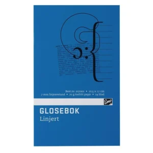 Glosebok EMO 105x170mm 70g 24bl 7mm