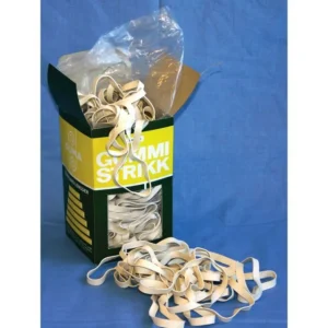 Gummistrikk GUMA nr 180/4 500g hvit(340)