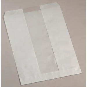 Smågodtpose 120x35x240 vindu hvit (1000)