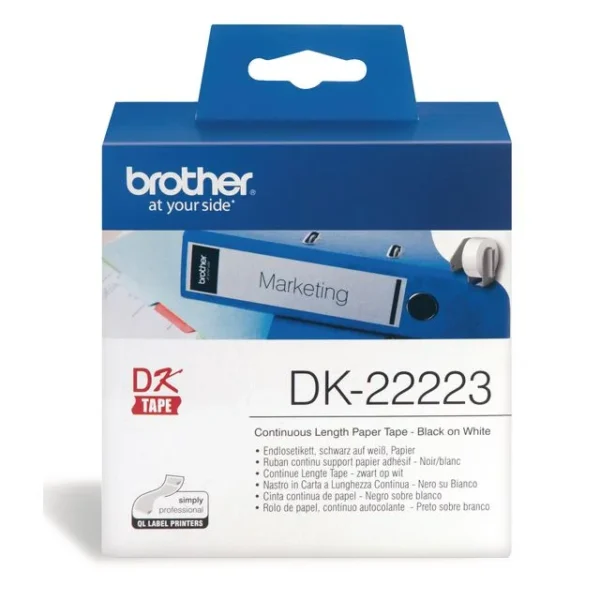 Etikett BROTHER DK-22223 50mmx30,48m hvi