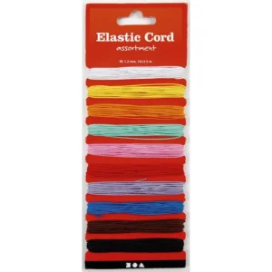 Strikk 1,2mmx3,5m assorterte farger (10)