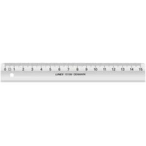 Linjal LINEX mm inndelt 15cm