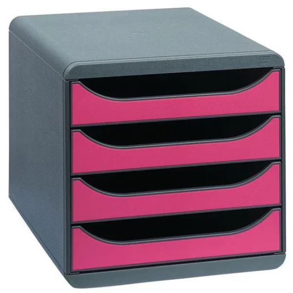 Skuffekabinett EXACOMPTA 4skuff grå/grå