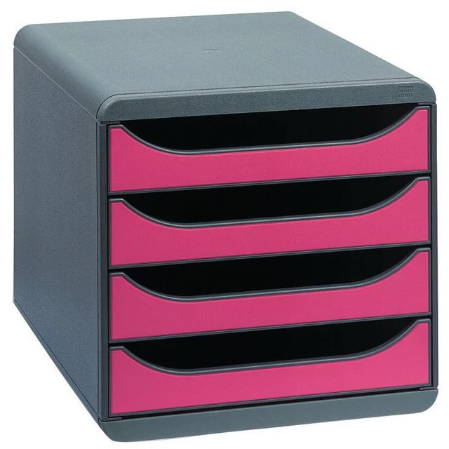 Skuffekabinett EXACOMPTA 4skuff grå/grå - Bilde 2