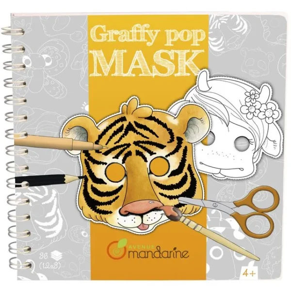 Tegnebok AVENUE MANDARINE masker dyr