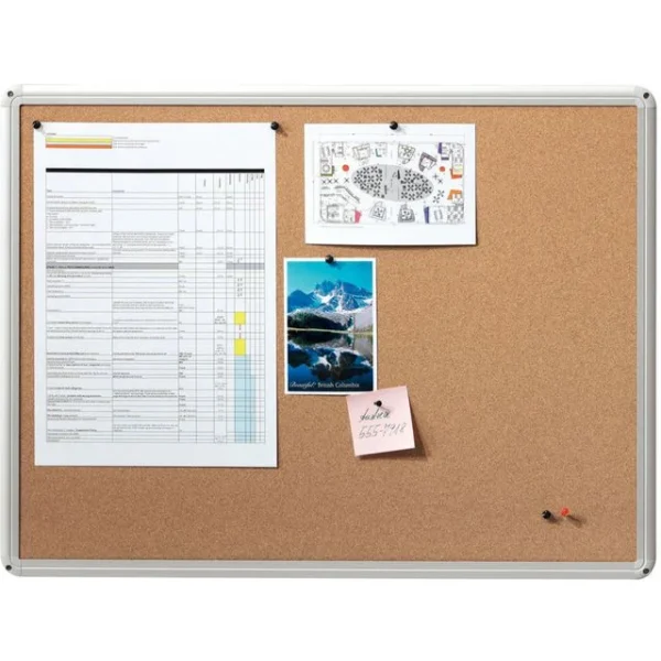 Korktavle ESSELTE alu ramme 120x150cm