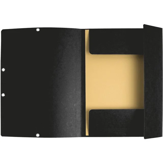 Strikkmappe EXACOMPTA A4 3 kl 355g sort - Bilde 2