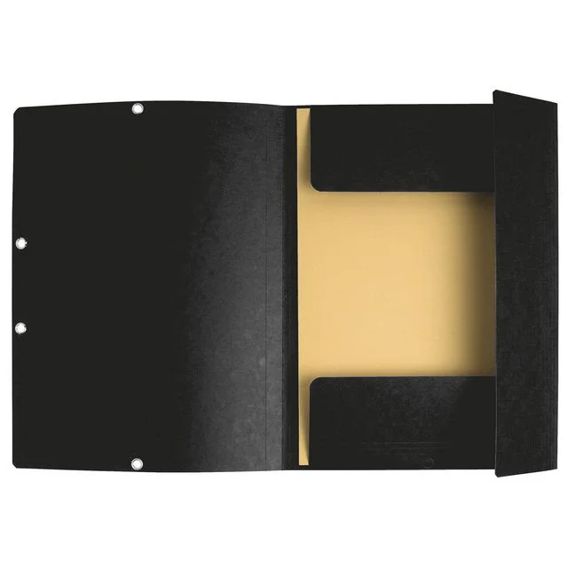 Strikkmappe EXACOMPTA A4 3 kl 355g sort - Bilde 3